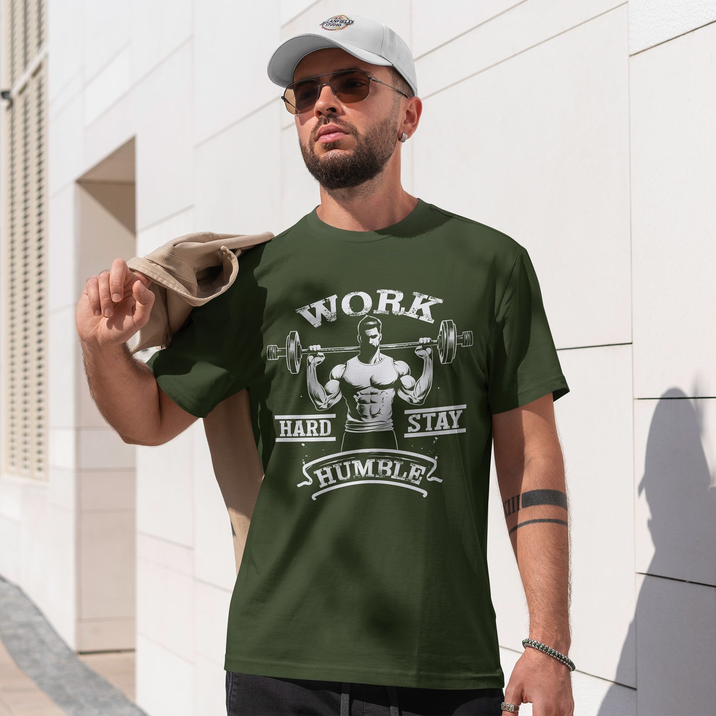 Work Hard Stay Humble - siłowniany manifest