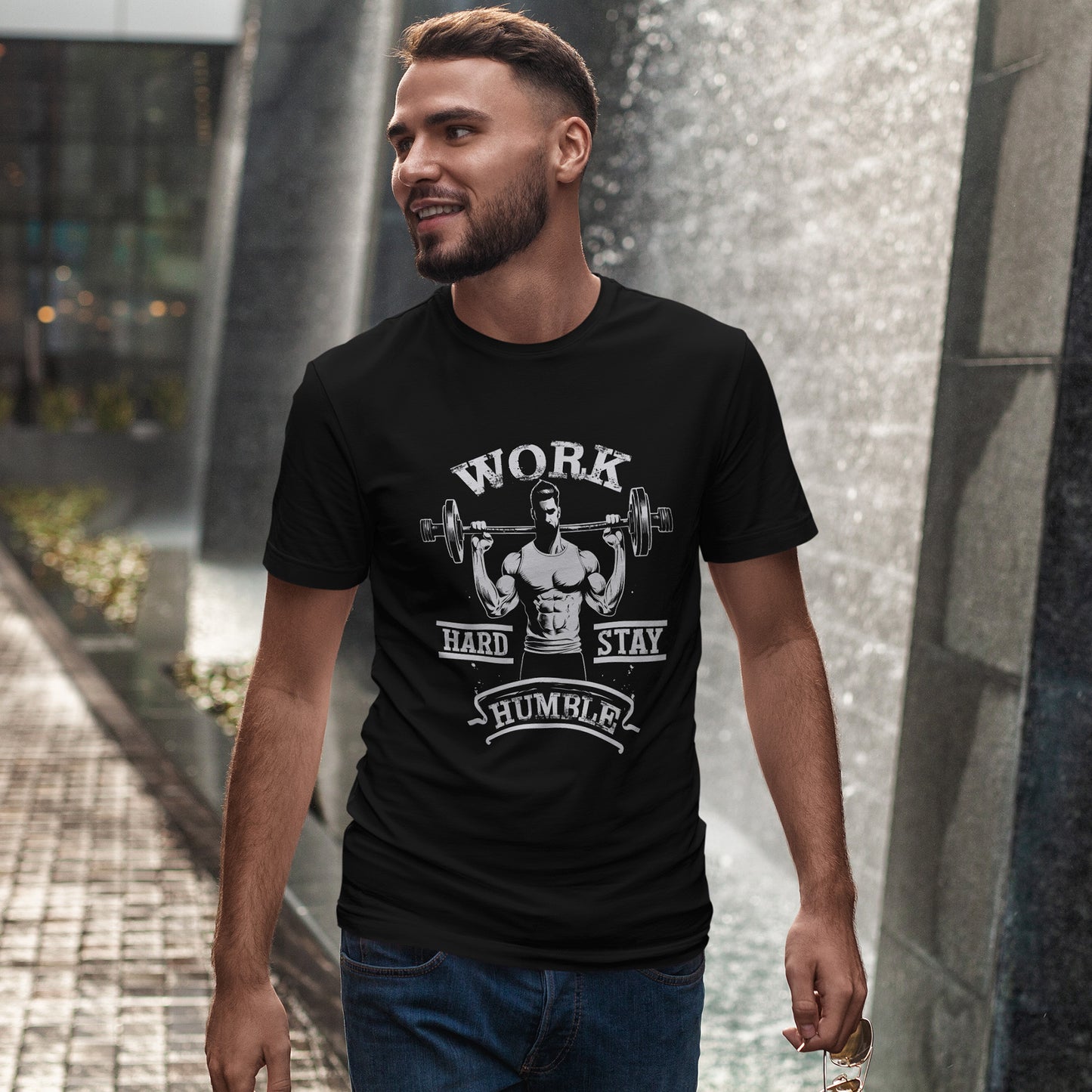 Work Hard Stay Humble - siłowniany manifest