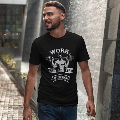 Work Hard Stay Humble - siłowniany manifest