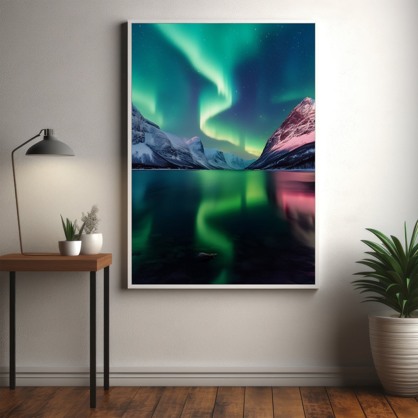 Aurora Borealis, Norwegia – Zorza Polarna nad Górami