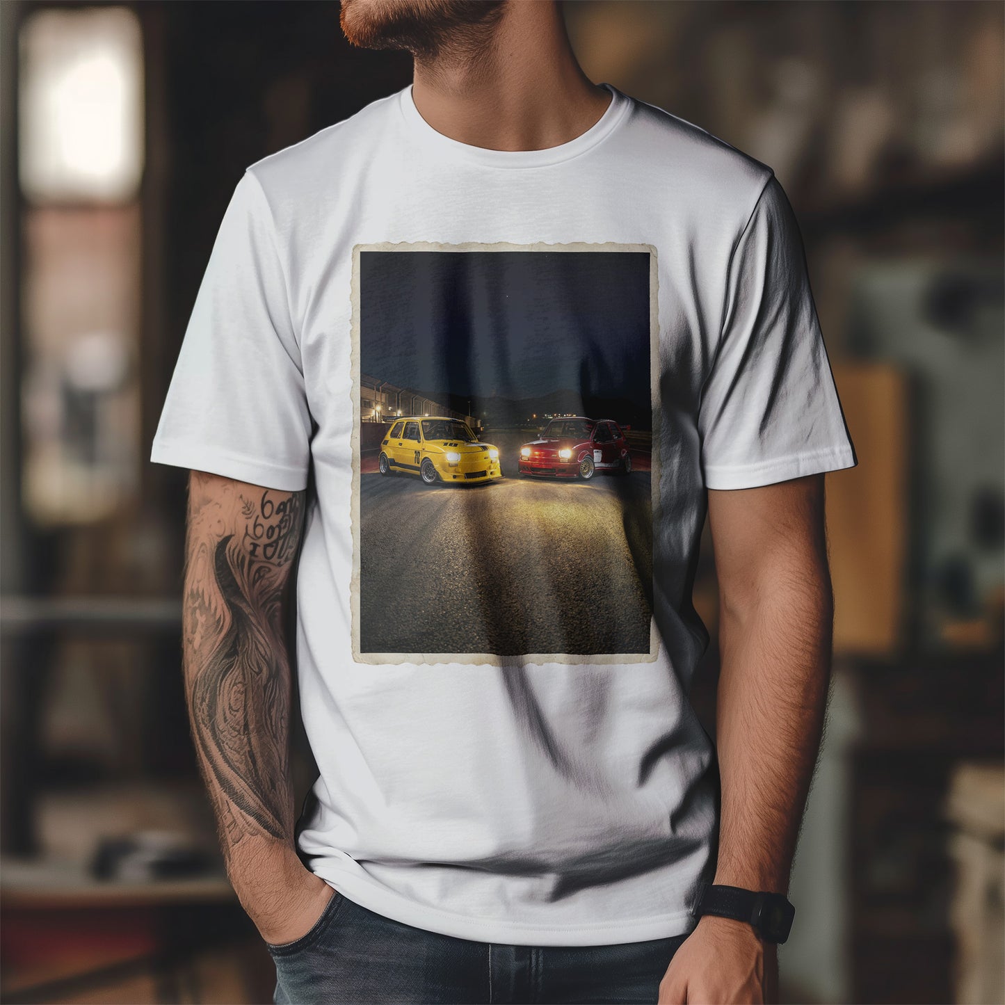 Maluchy 126p na Torze - nocny racing vibe