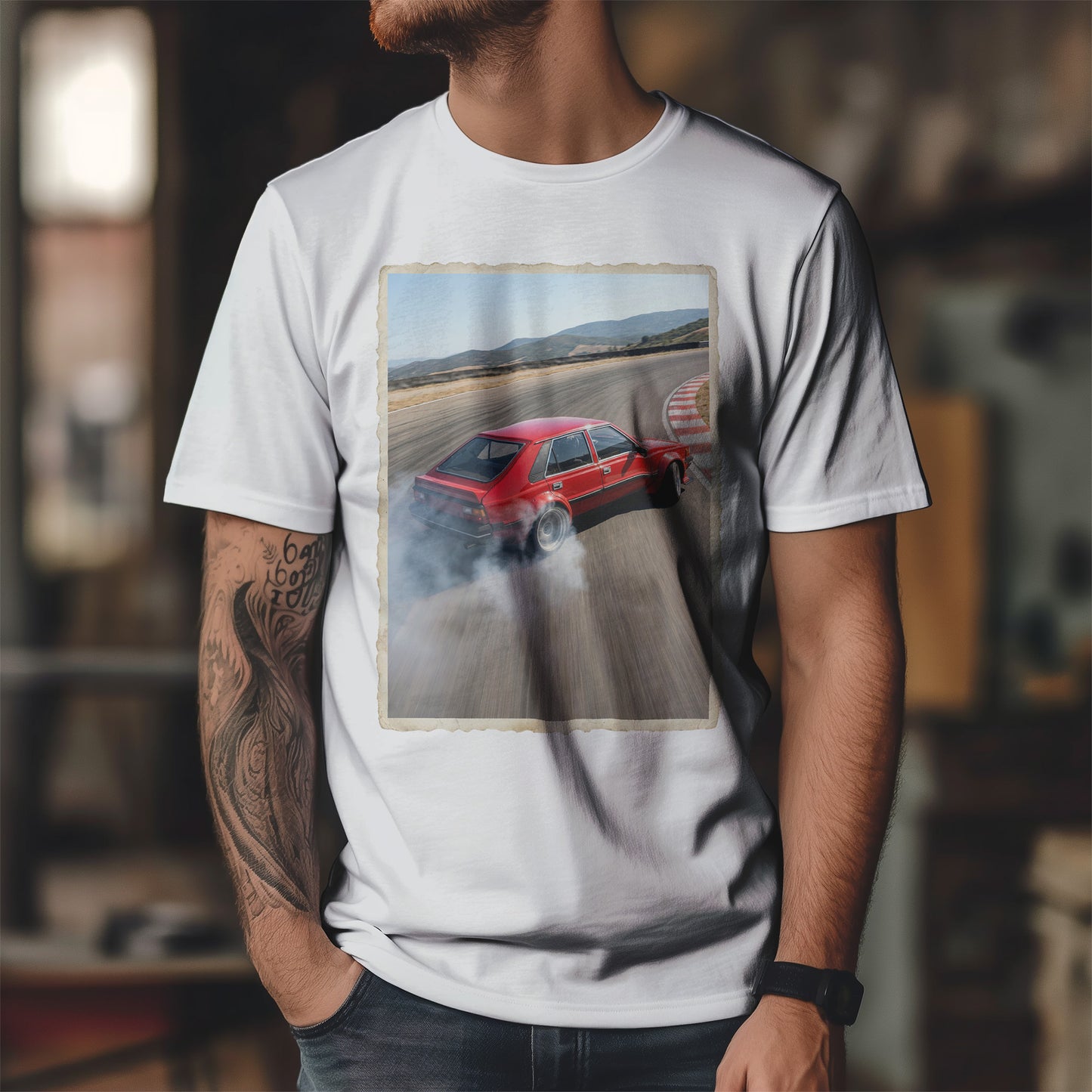 Polonez Drift - czerwony klasyk w dymie