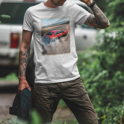 Polonez Drift - czerwony klasyk w dymie