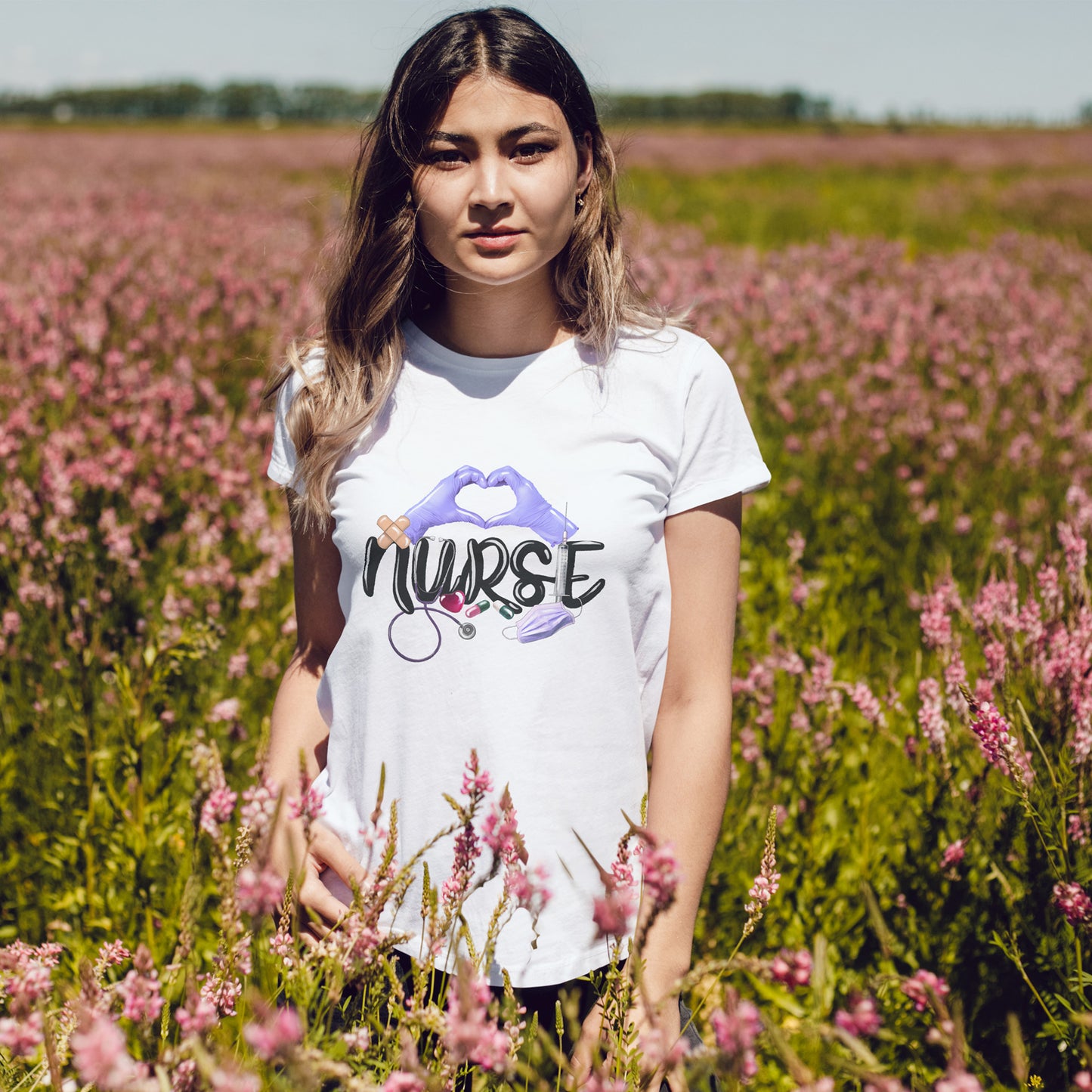 NURSE - serce w rękawiczkach