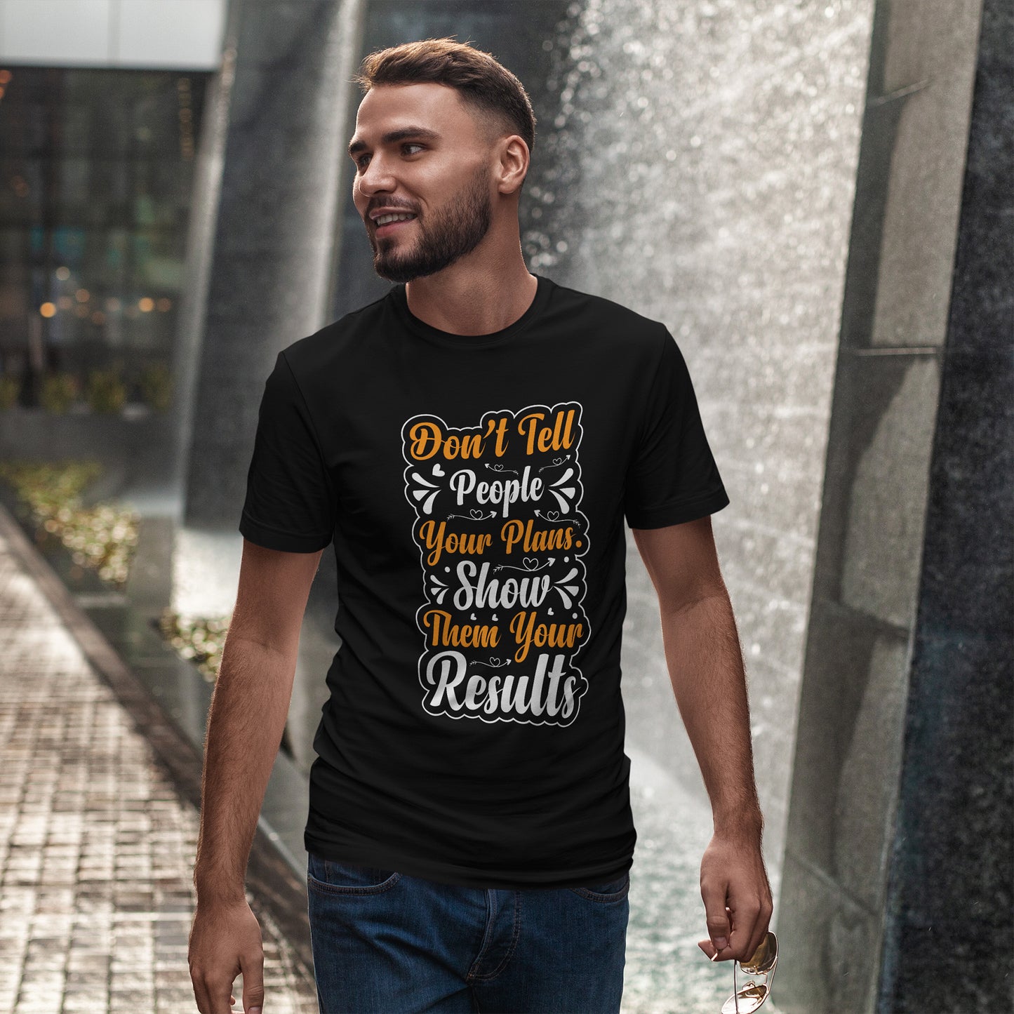 Don't Tell People Your Plans - koszulka motywacyjna