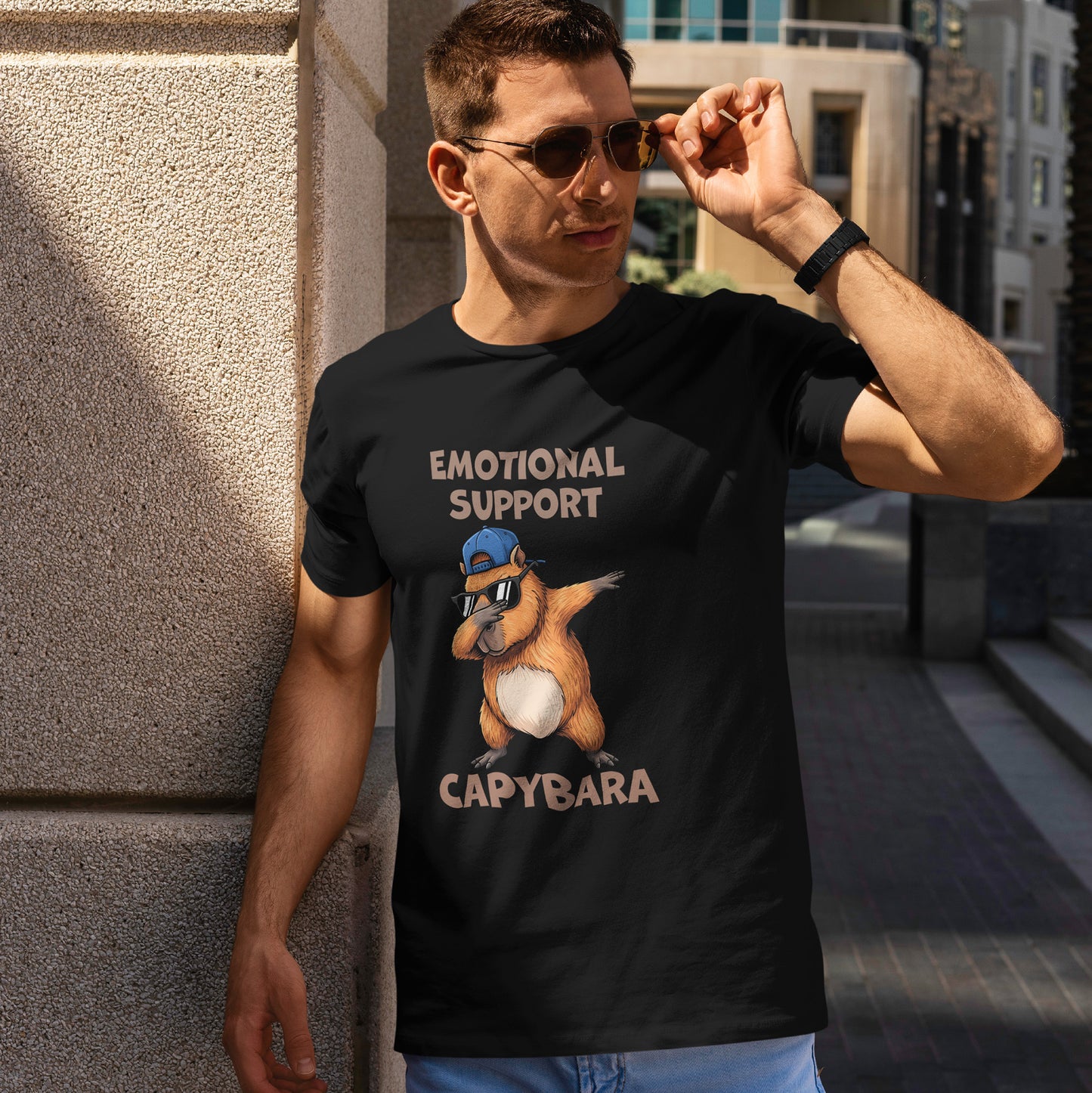 Emotional Support Capybara - dab i chill