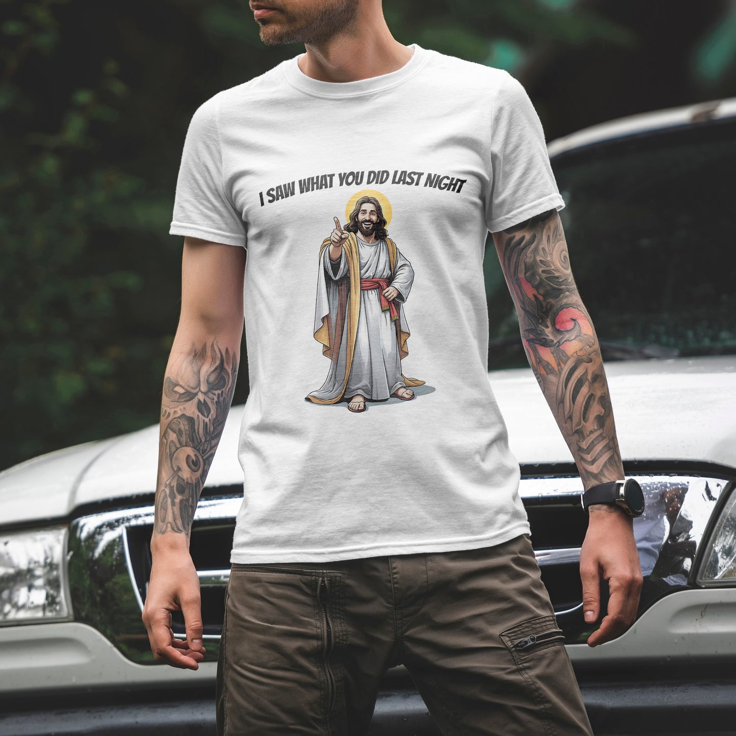 Widziałem co zrobiłeś zeszłej nocy... memiczny klimat z Jezusem