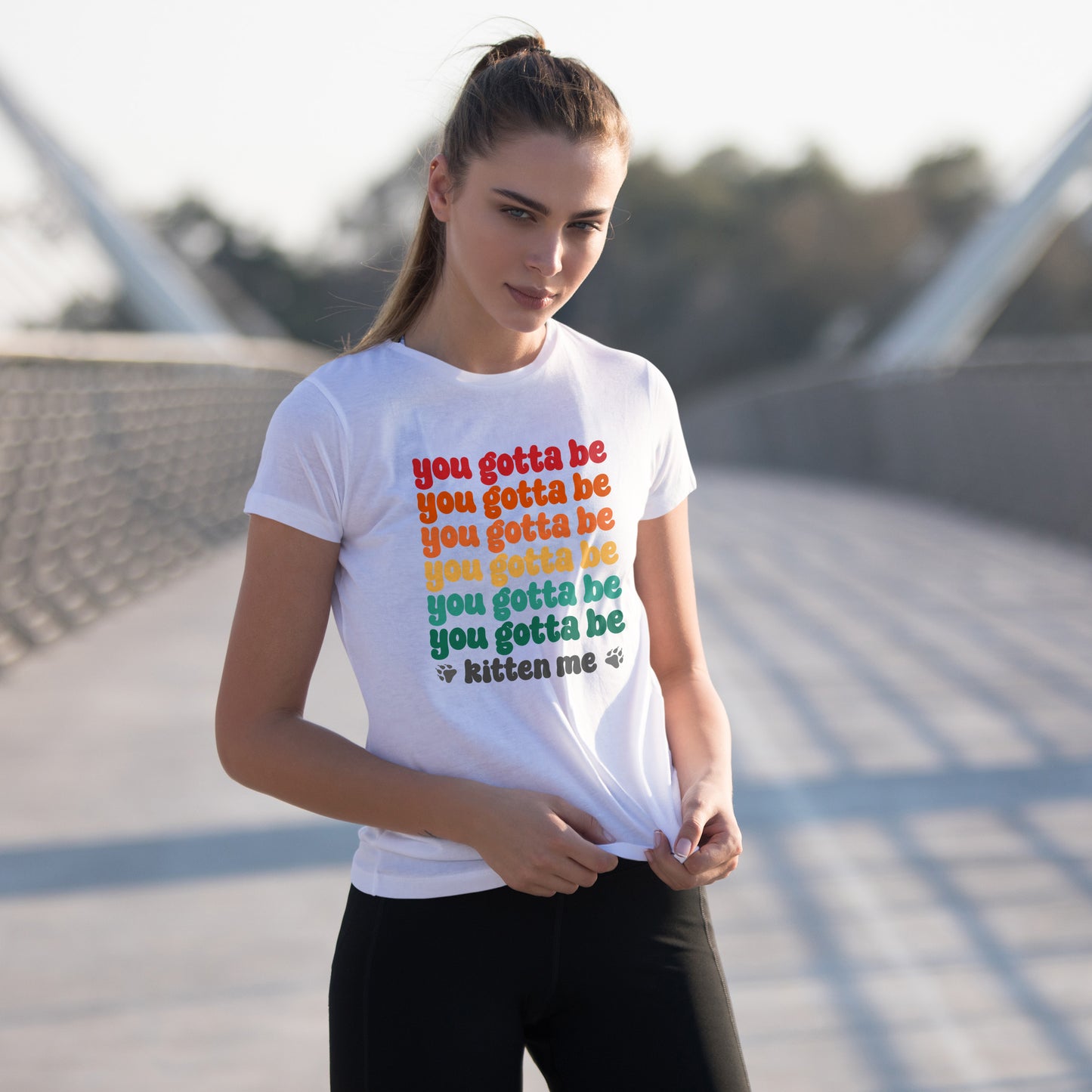 You Gotta Be… Kitten Me - koci tekst w retro kolorach