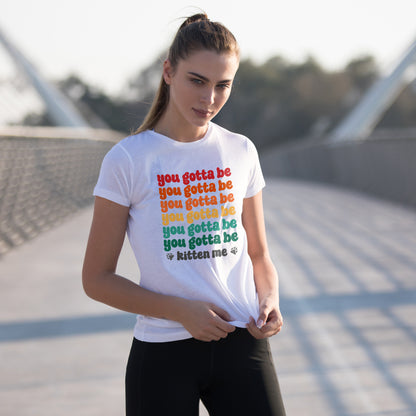 You Gotta Be… Kitten Me - koci tekst w retro kolorach