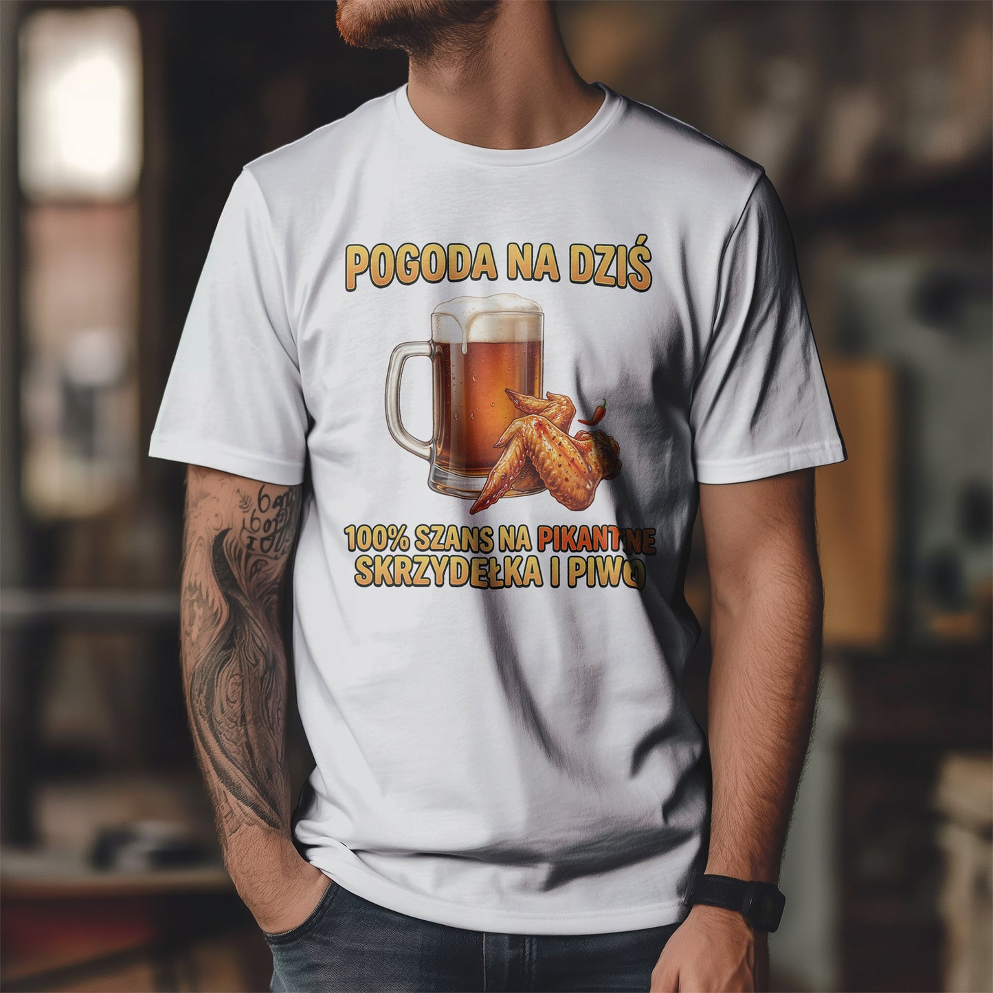 Pogoda na dziś - skrzydełka i piwko