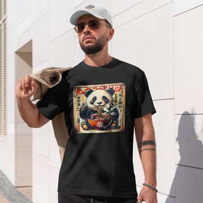 Panda i ramen - Anime retro vintage
