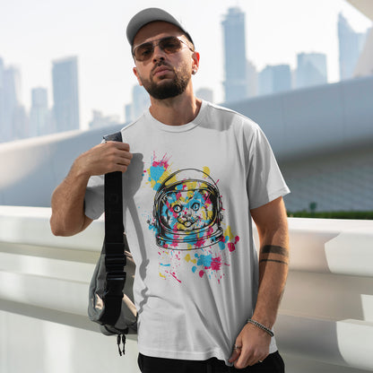 Cosmic Splash Cat - neonowy kot astronauta