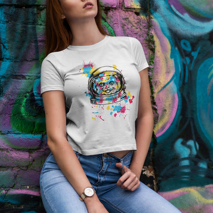 Cosmic Splash Cat - neonowy kot astronauta