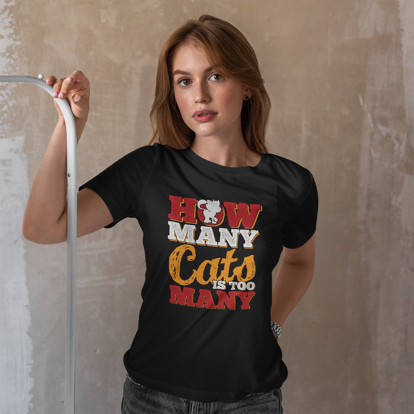 How Many Cats Is Too Many ? - zabawna koszulka dla kociary