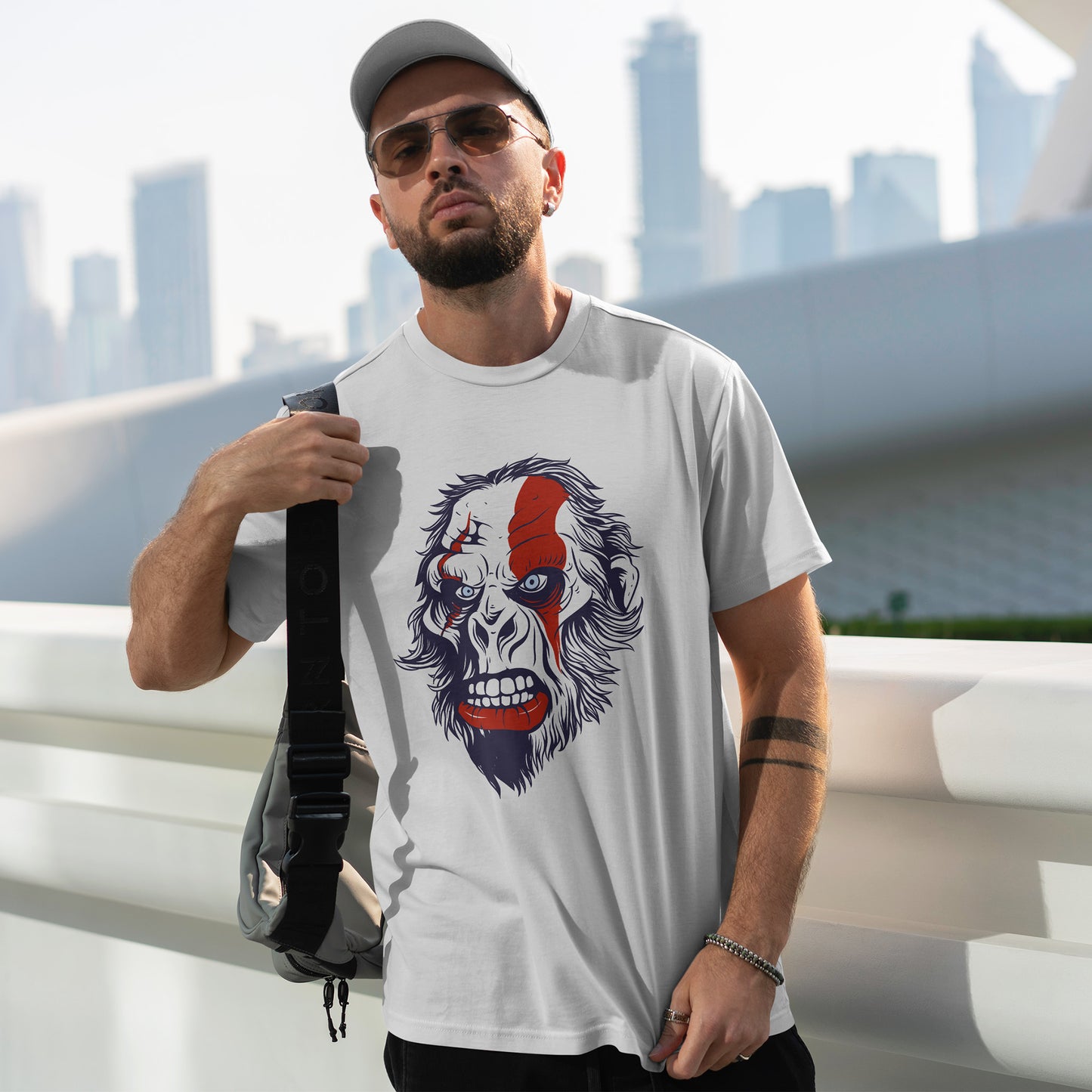 Wku*wiony Goryl - mocny streetwearowy nadruk