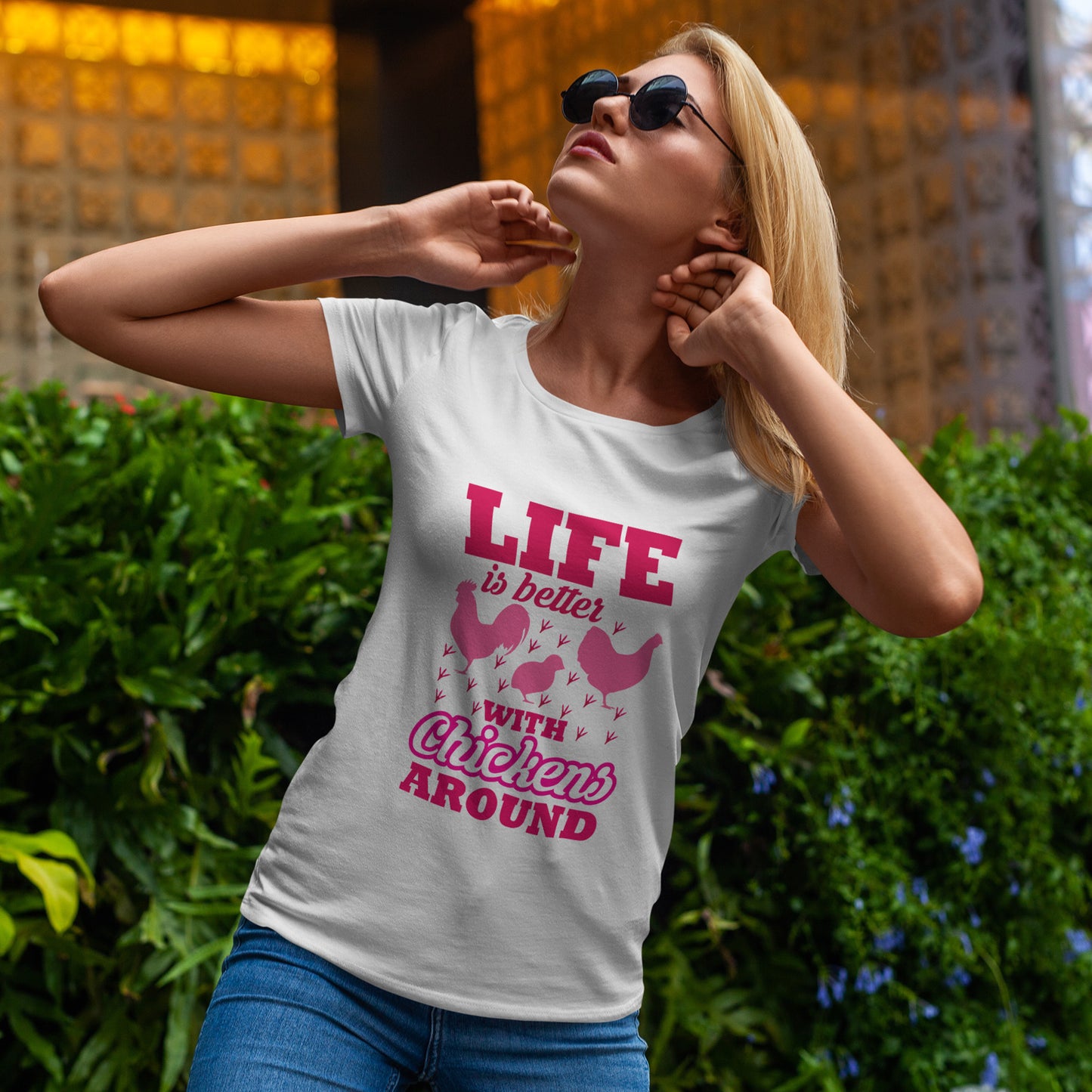 Life Is Better With Chickens Around - dla miłośników kur
