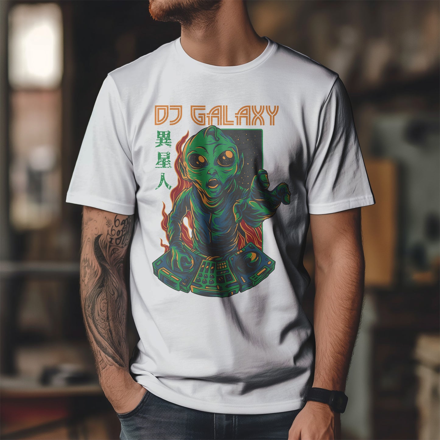 DJ Galaxy - kosmiczny mix z obcym za konsolą