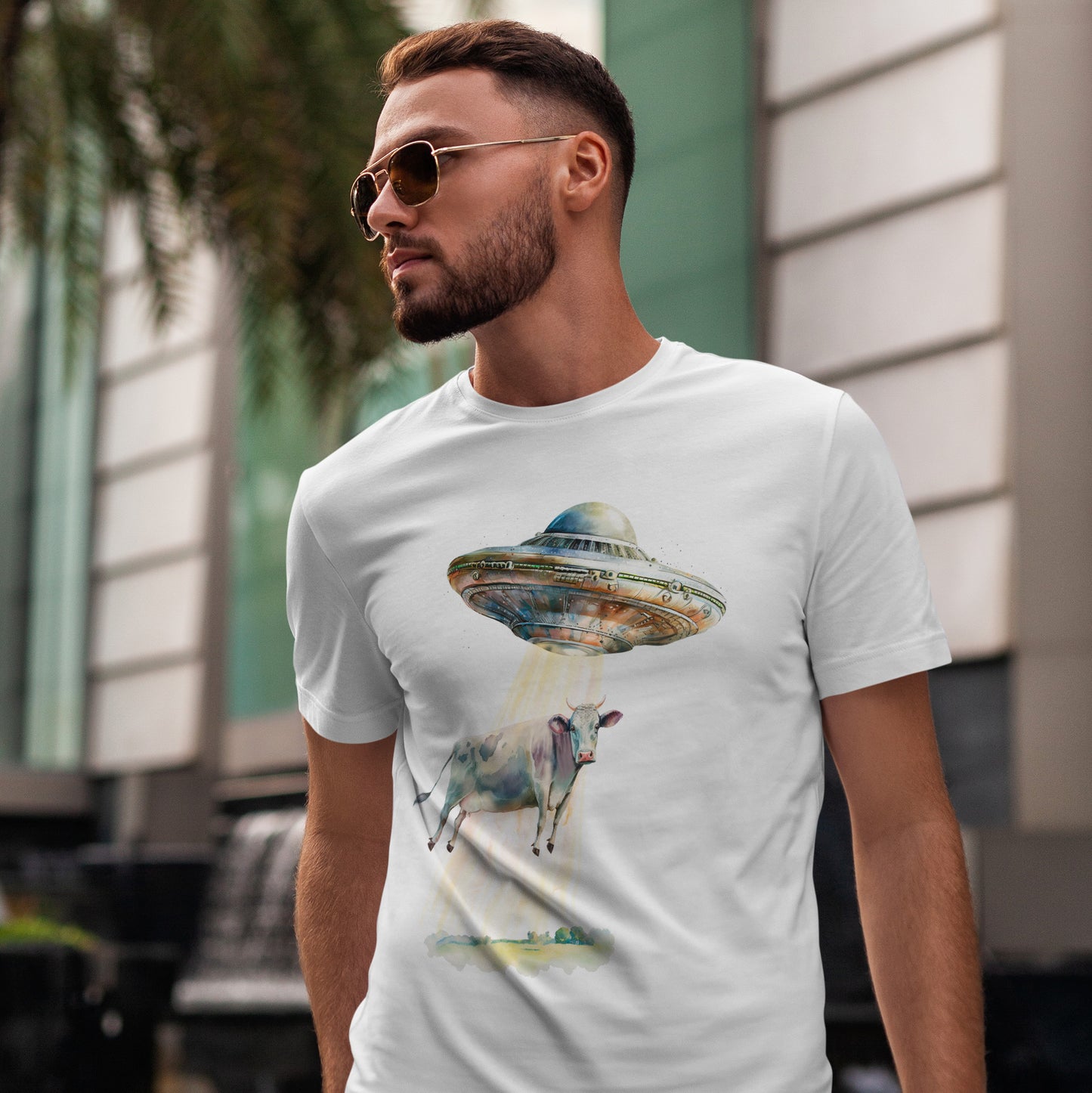 UFO - porwanie krowy przez kosmitów