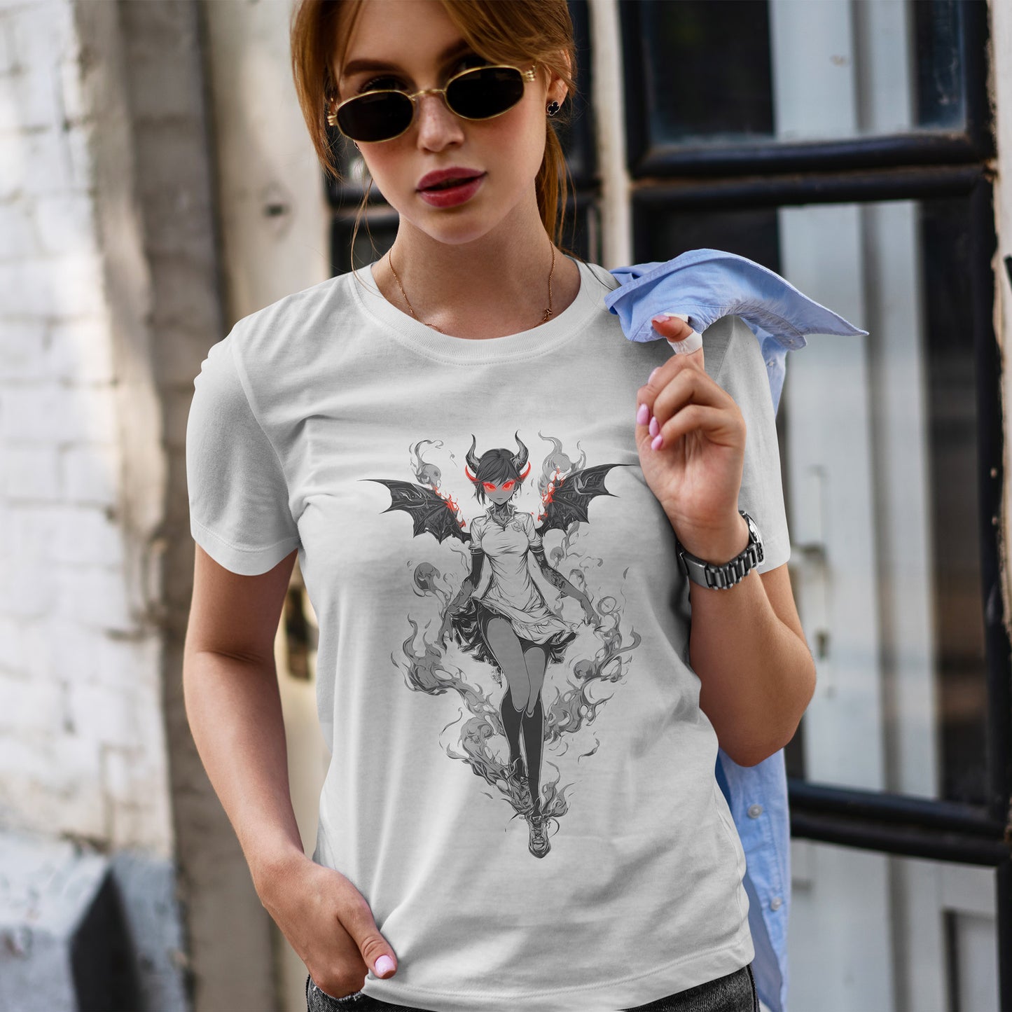 Czerwonooka Diablica - dark anime girl