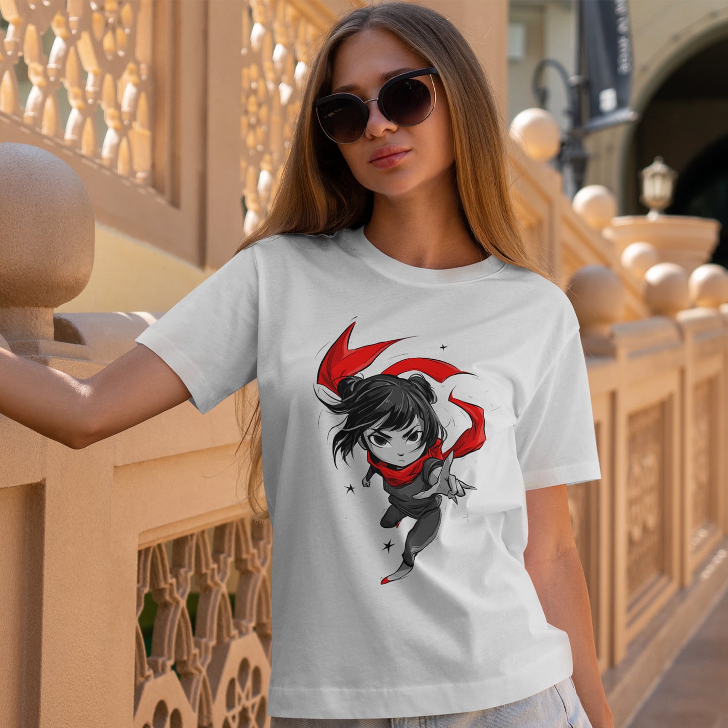 Czerwona Kunoichi - ninja girl anime