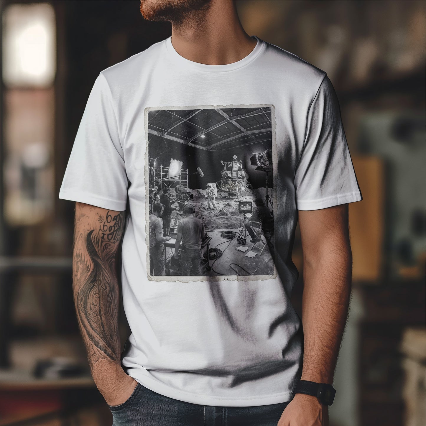 Lądowanie na księżycu - prosto ze studia