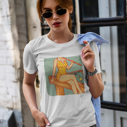 Sport is Sexy: Bilard - retro pin-up przy stole
