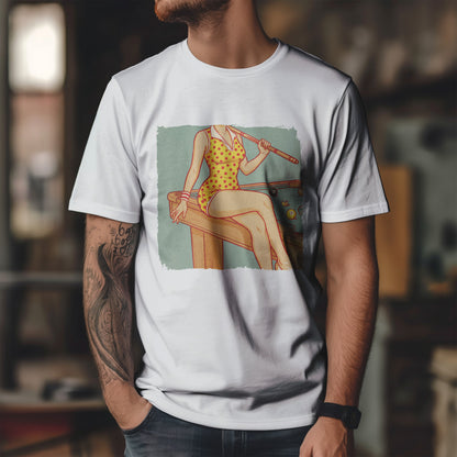 Sport is Sexy: Bilard - retro pin-up przy stole