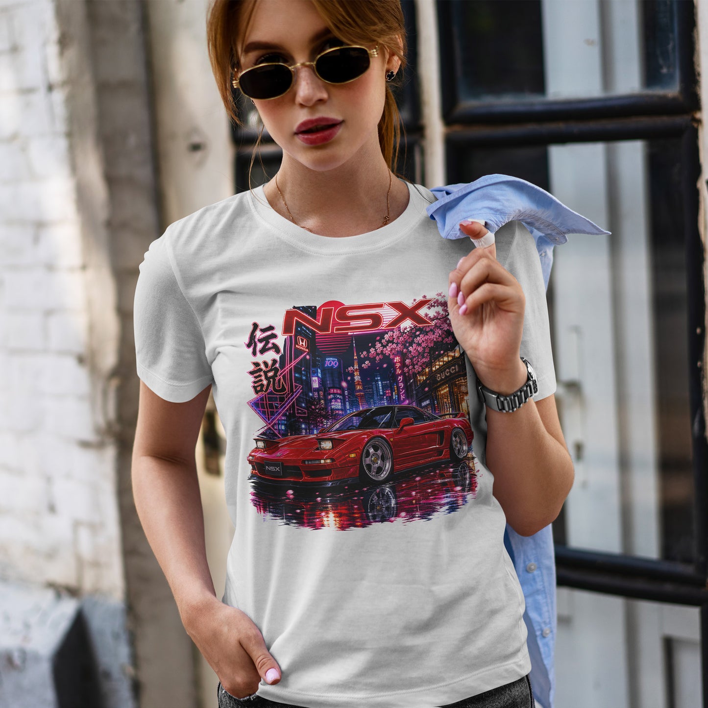 Honda NSX Retro - koszulka dla fanów JDM