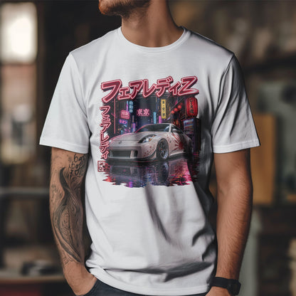 Nissan 350Z po zmroku
