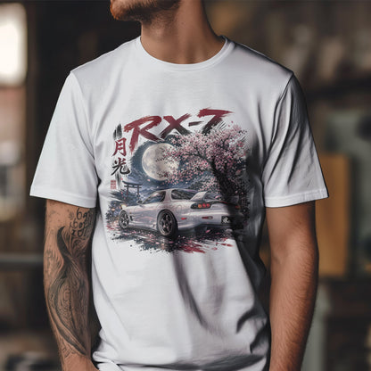 Mazda RX-7 - Księżycowa Sakura pod pełnią