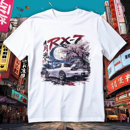 Mazda RX-7 - Księżycowa Sakura pod pełnią