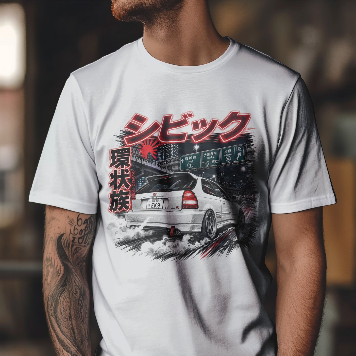 Honda Civic Type R EK9 - Biały Kanjo Runner