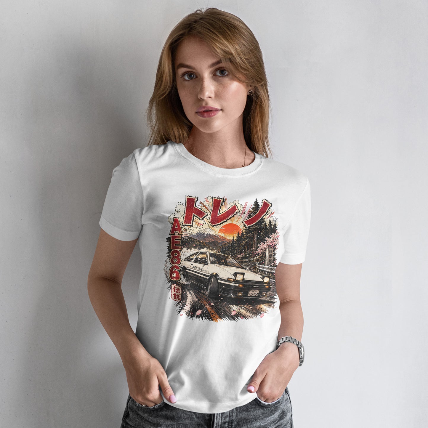 Toyota AE86 Trueno - Biały Duch Hakone
