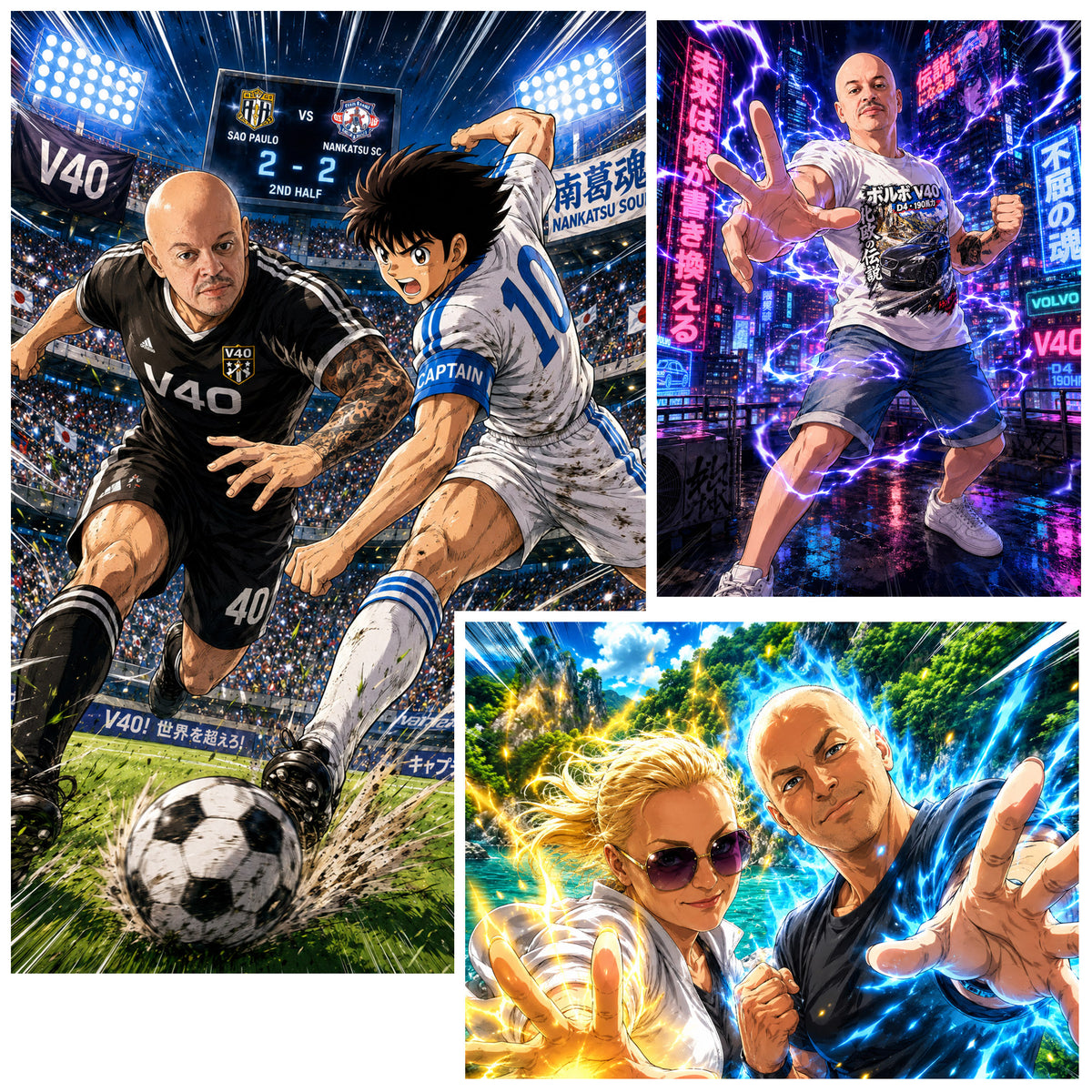 Ty jako postać Anime / Manga – Koszulka Personalizowana