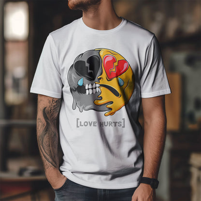 Love Hurts - koszulka ze złamanym sercem
