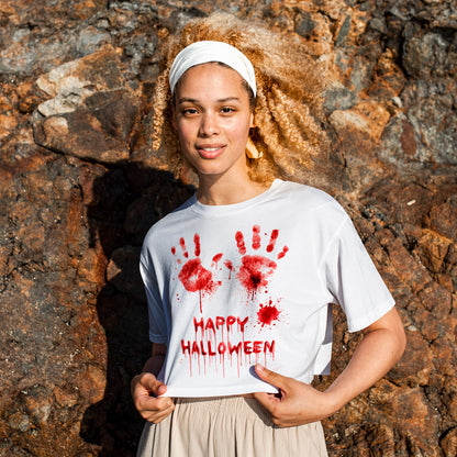 Happy Halloween - krwawe dłonie i horrorowy klimat