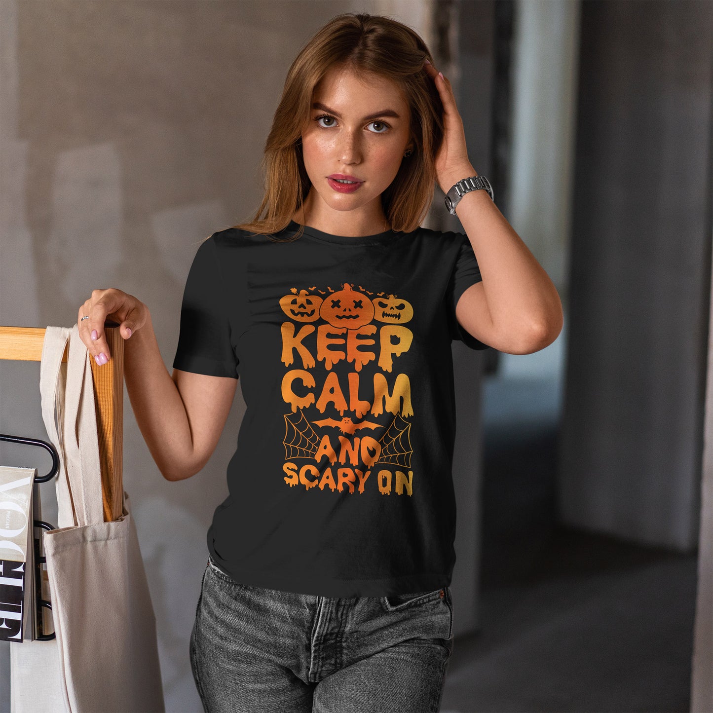 Keep Calm and Scary On - dynie na Halloween