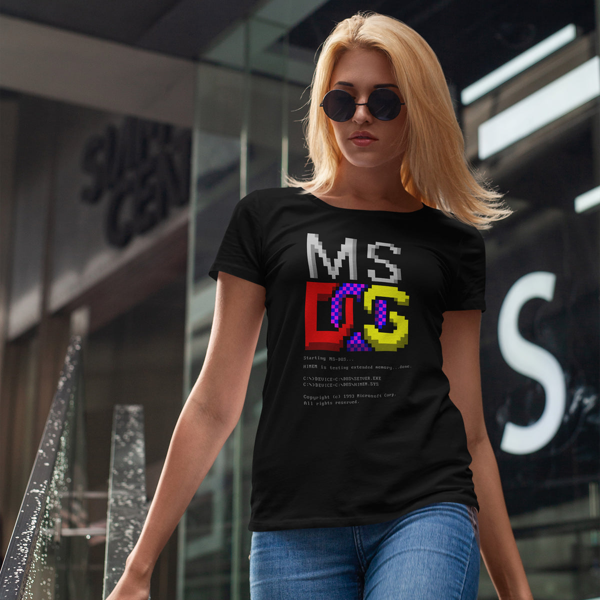 Retro Boot 1993 - koszulka komputerowa dla fanów MS-DOS