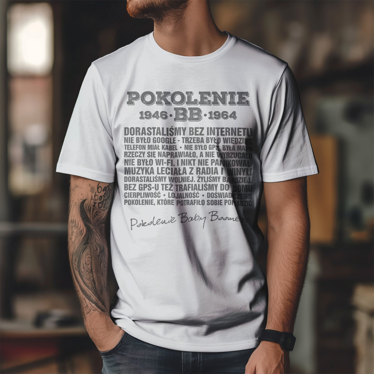 Pokolenie 1946-1964 - koszulka Baby Boomers z charakterem