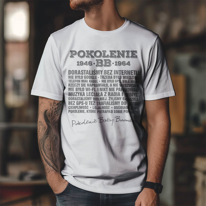 Pokolenie 1946-1964 - koszulka Baby Boomers z charakterem