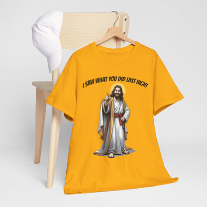 Widziałem co zrobiłeś zeszłej nocy... memiczny klimat z Jezusem