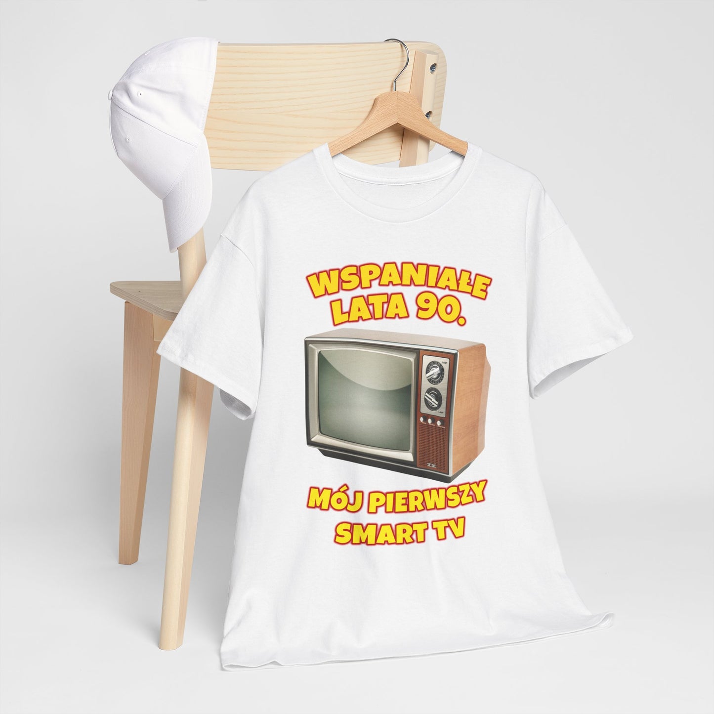 Mój pierwszy „smart TV” - wspaniałe lata 90. - koszulka retro