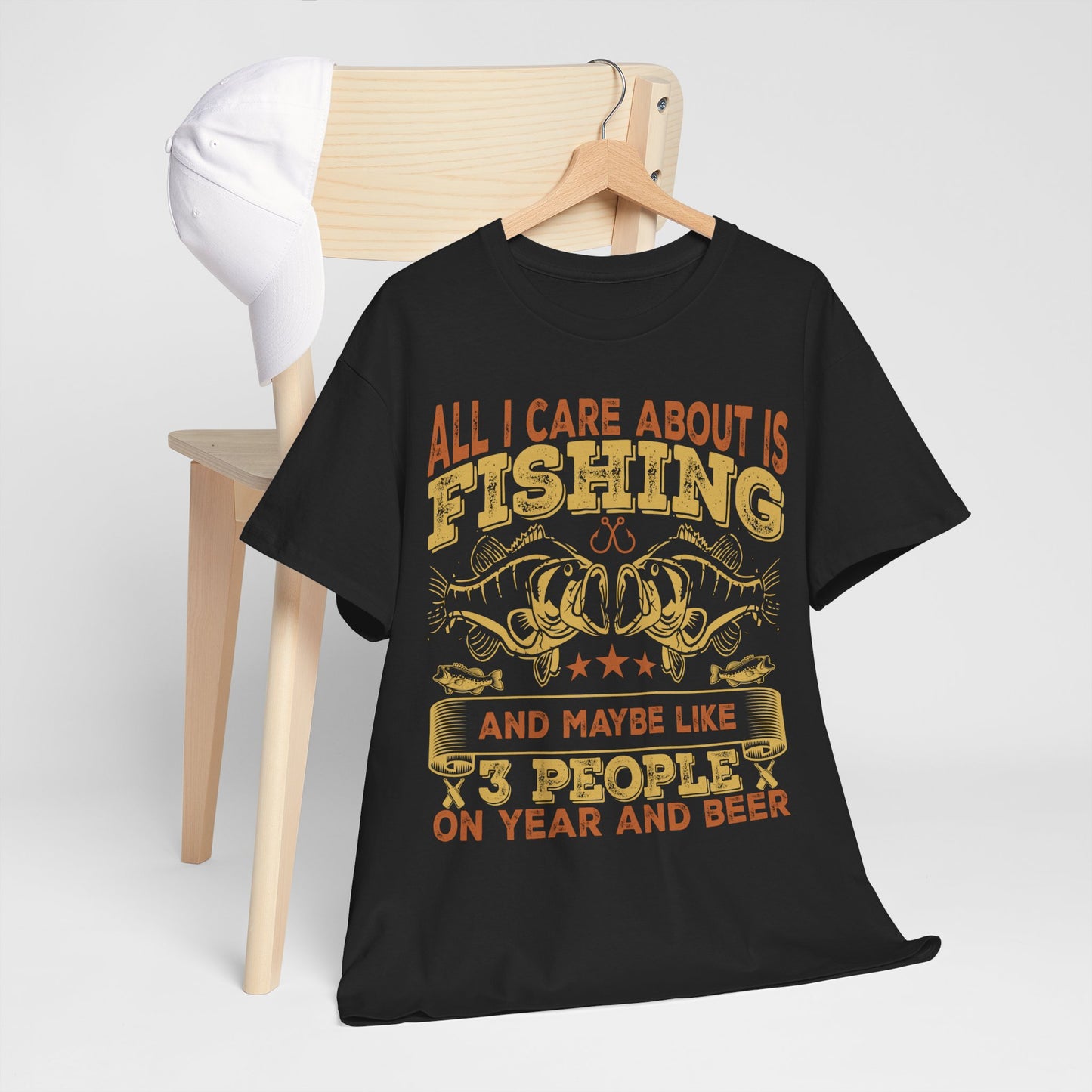 Koszulka wędkarska All I Care About Is Fishing
