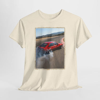 Polonez Drift - czerwony klasyk w dymie