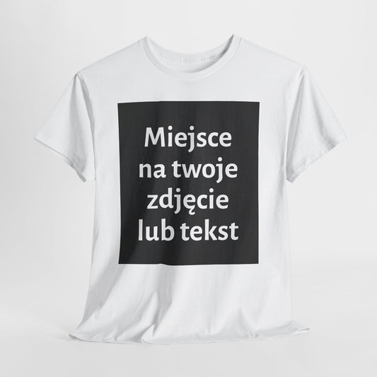 Personalizowana koszulka - przód i/lub tył - z naszą pomocą