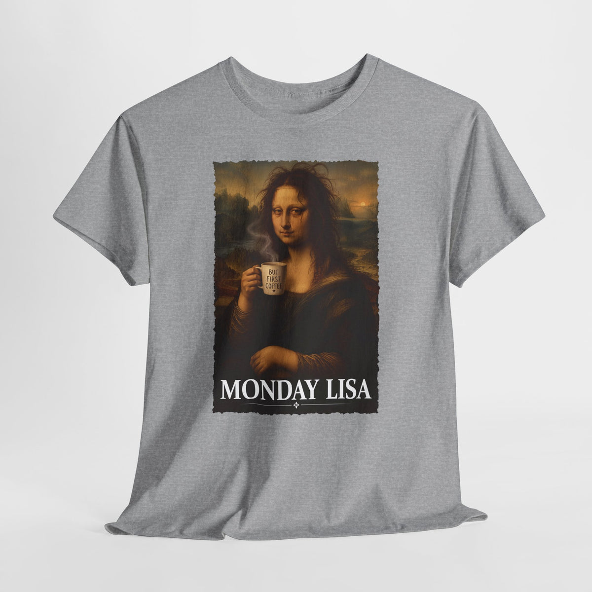 Monday Lisa - koszulka dla tych, co najpierw piją kawę