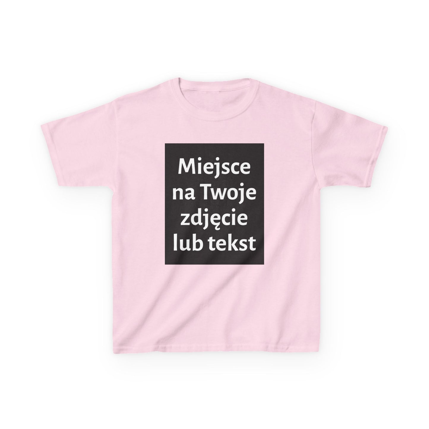 Personalizowana koszulka dziecięca - nadruk przód i/lub tył - z naszą pomocą