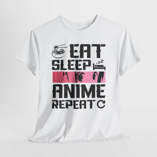 Eat Sleep Anime Repeat - idealny dzień - ramen i anime vibe