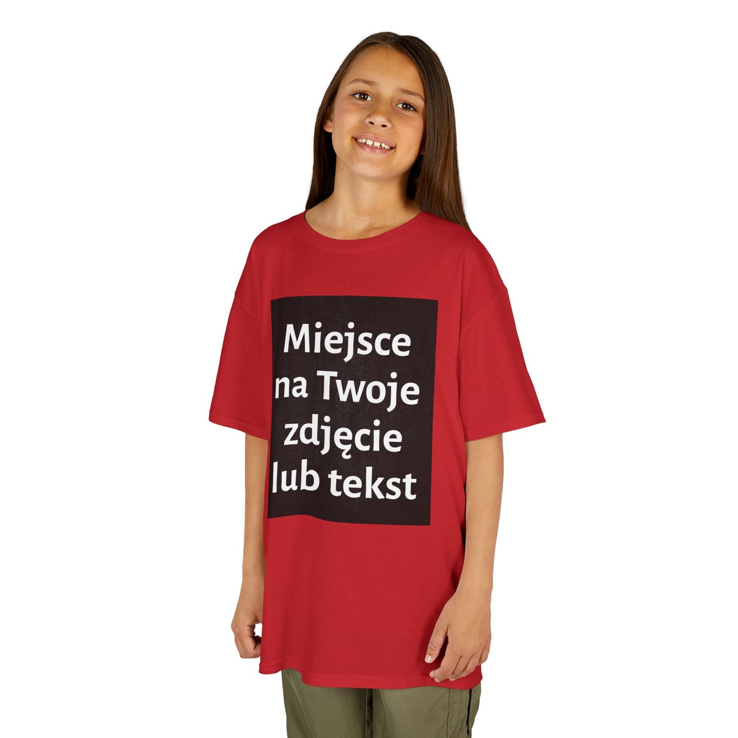 Personalizowana koszulka dziecięca - nadruk przód i/lub tył - z naszą pomocą