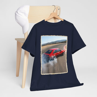 Polonez Drift - czerwony klasyk w dymie